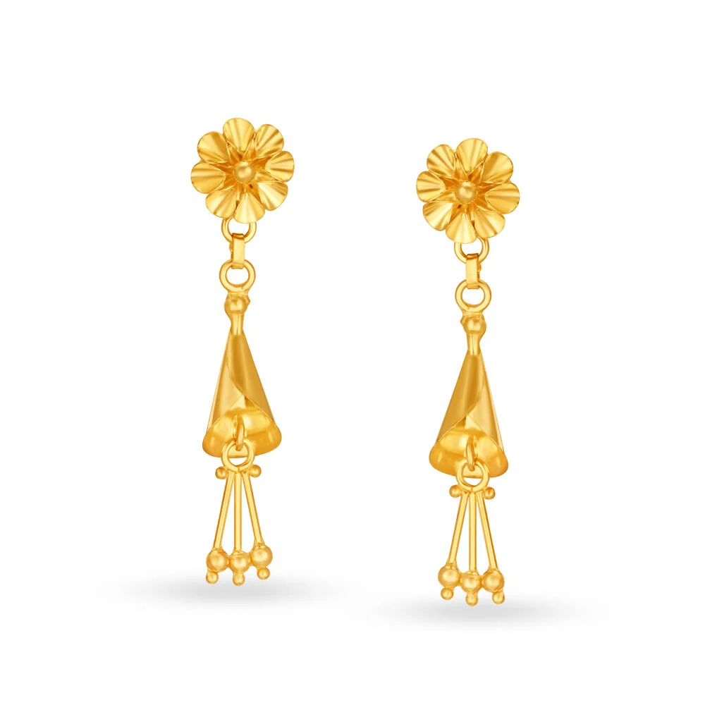 Gold Statement Earrings