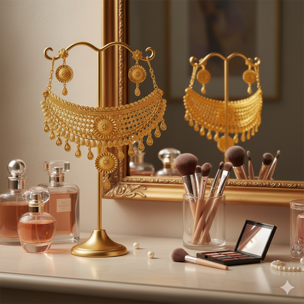 Necklace in Dressing Room