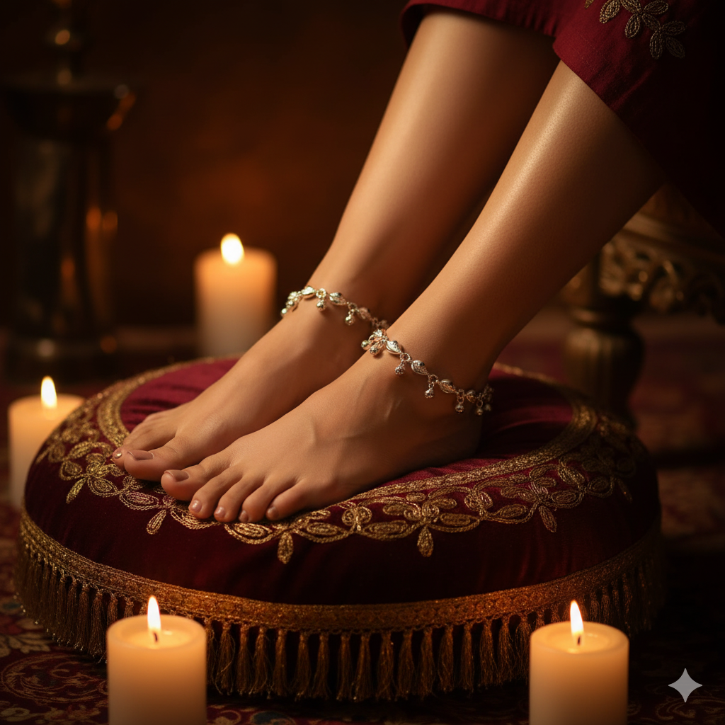 Anklets Photoshoot with Model